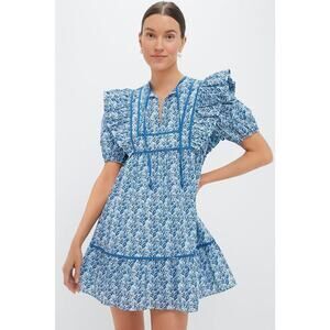 HYACINTH HOUSE Blue Floral Rosaleigh Mini Dress Size XL NWT